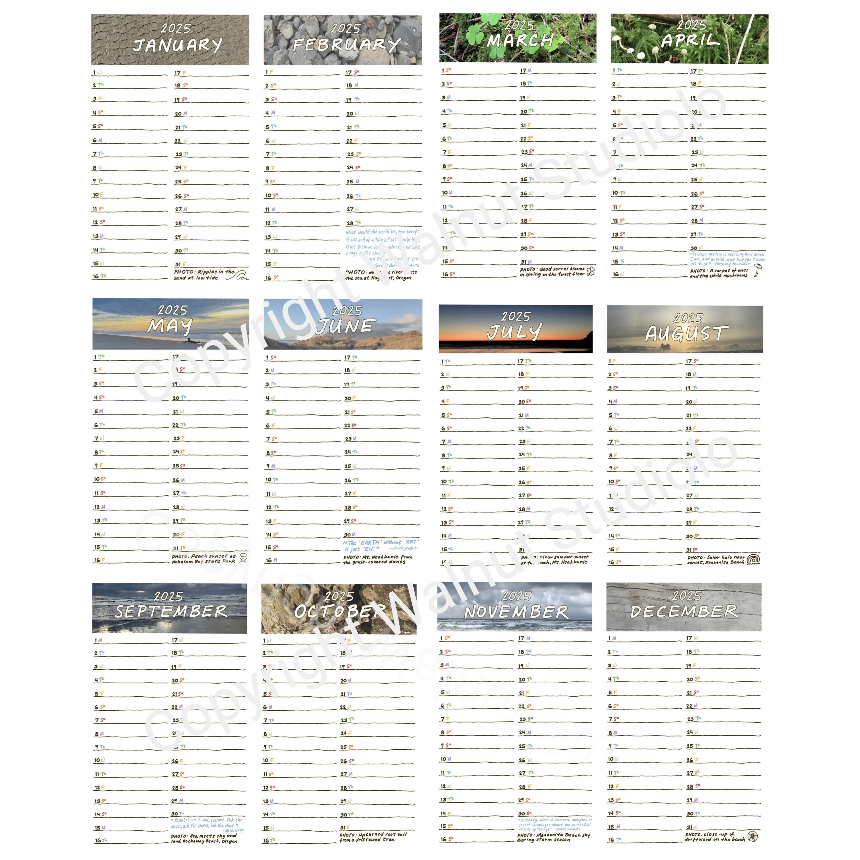 2025 Gratitude Calendar (Free Holiday Promotion)