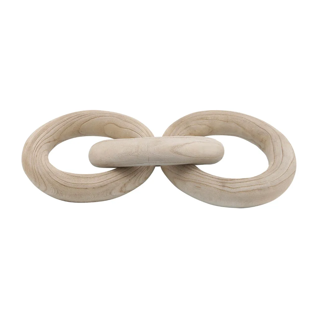 3 Wooden Rings, Natural