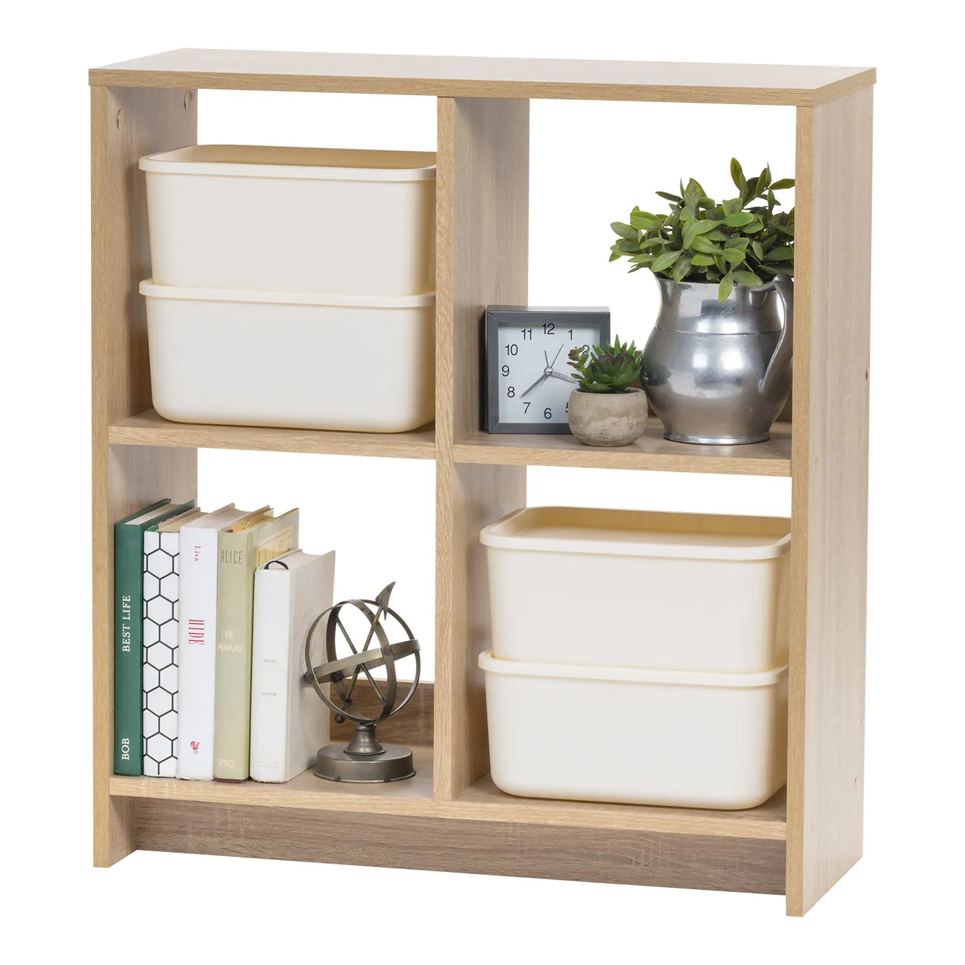 4-Cube shelf Light Brown