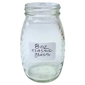 8 oz Glass Classic Honey Jar