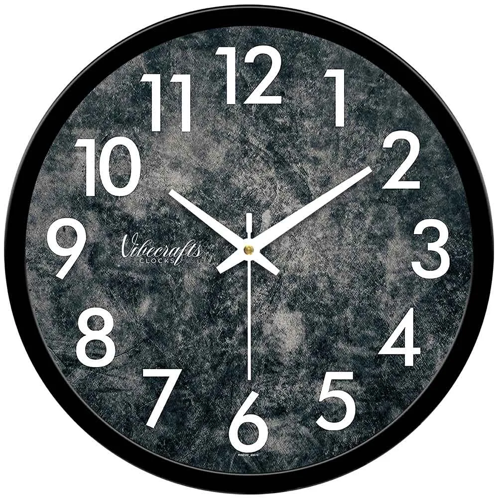 Abstract Chalkboard Designer Wall Clock For Study Room