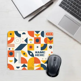 Abstract Column Custom Name MousePad