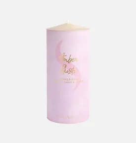 Amber Blush Pillar Candle