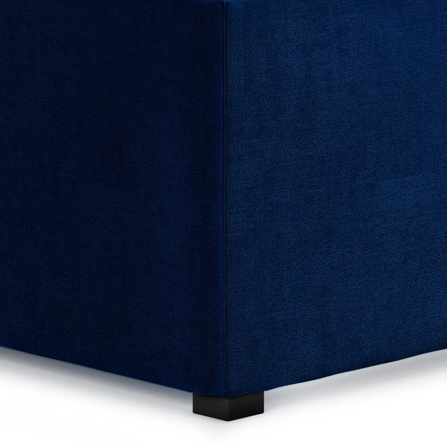 Avalon Table Ottoman in Velvet Fabric