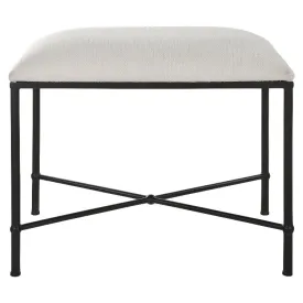 Avenham Small Black Framed Bench