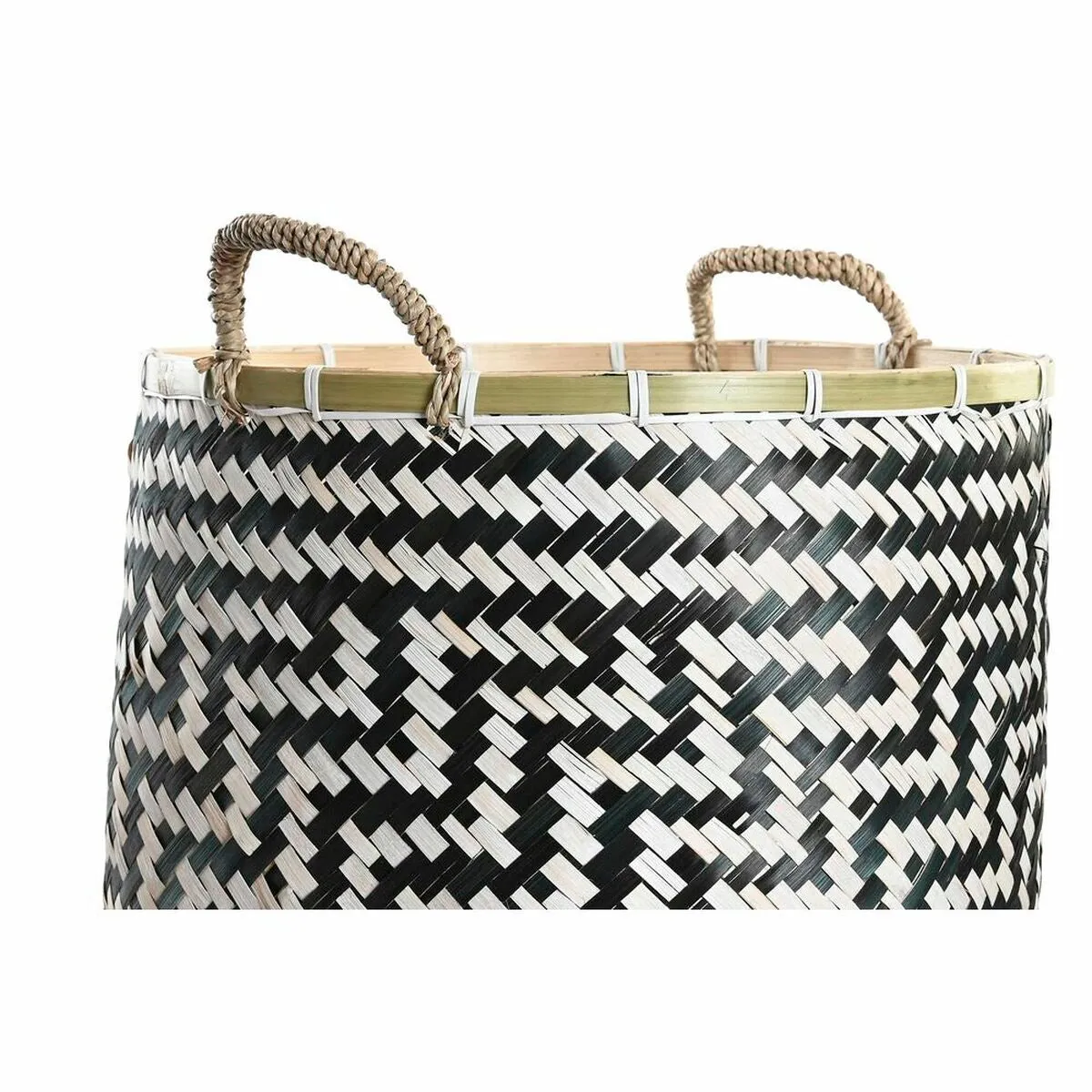 Basket set DKD Home Decor Bamboo 40 x 40 x 44 cm