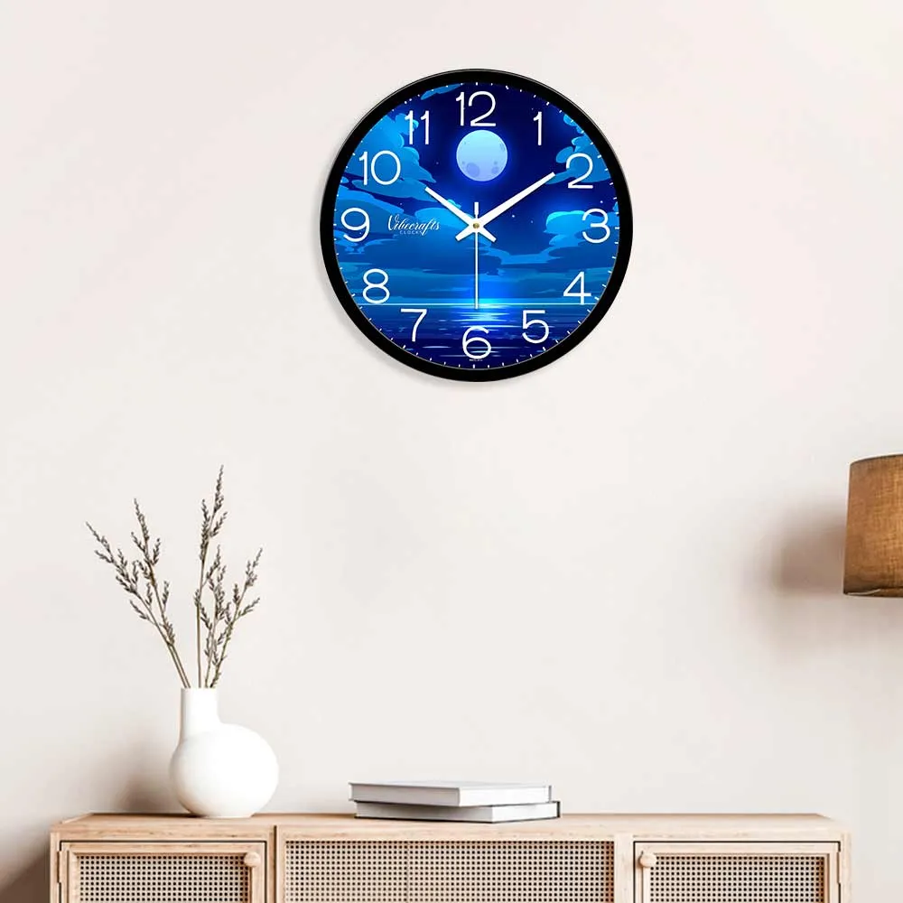 Beautiful Night View Designer Wall Clock