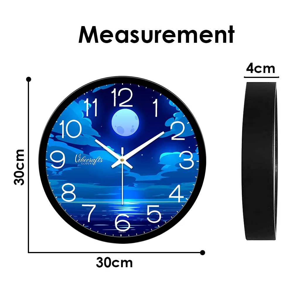 Beautiful Night View Designer Wall Clock