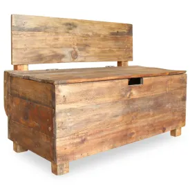 Bench Solid Reclaimed Wood 86x40x60 cm