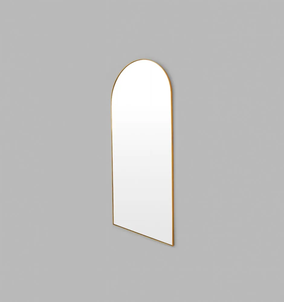 BJORN ARCH FLOOR MIRROR BRASS