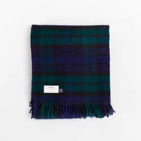 Blackwatch Tartan Check Pure New Wool Throw