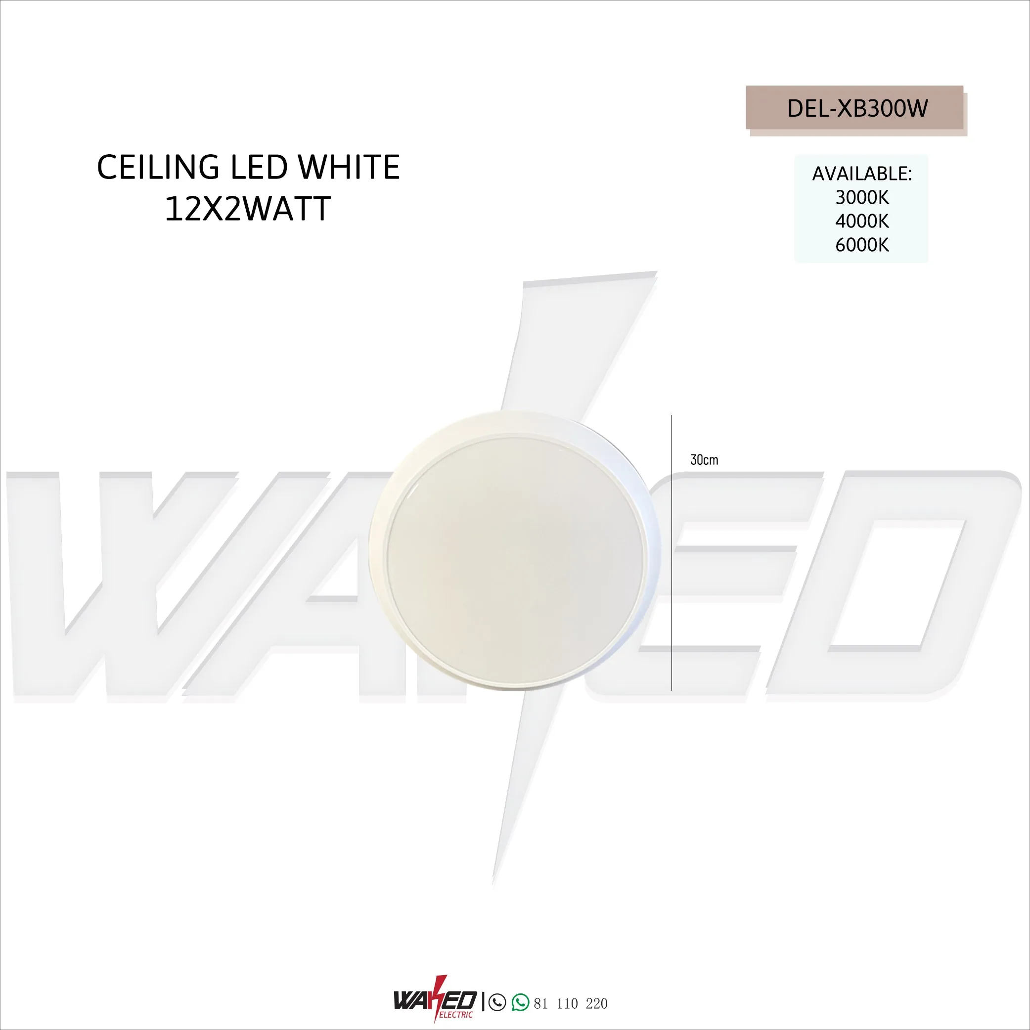 Ceiling Led - Round 30cm