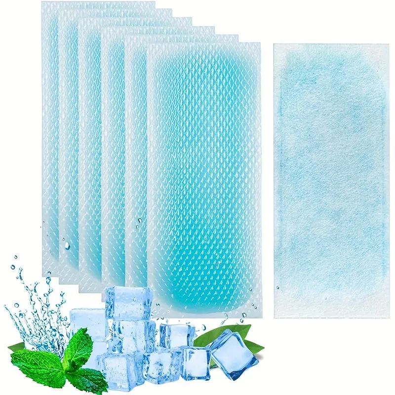 Cooling Gel Pads Relief for Migraine Muscle Ache and Hot Flashes