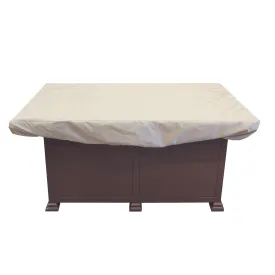 CP933- Large Rectangle Fire Pit/Table/Ottoman Cover