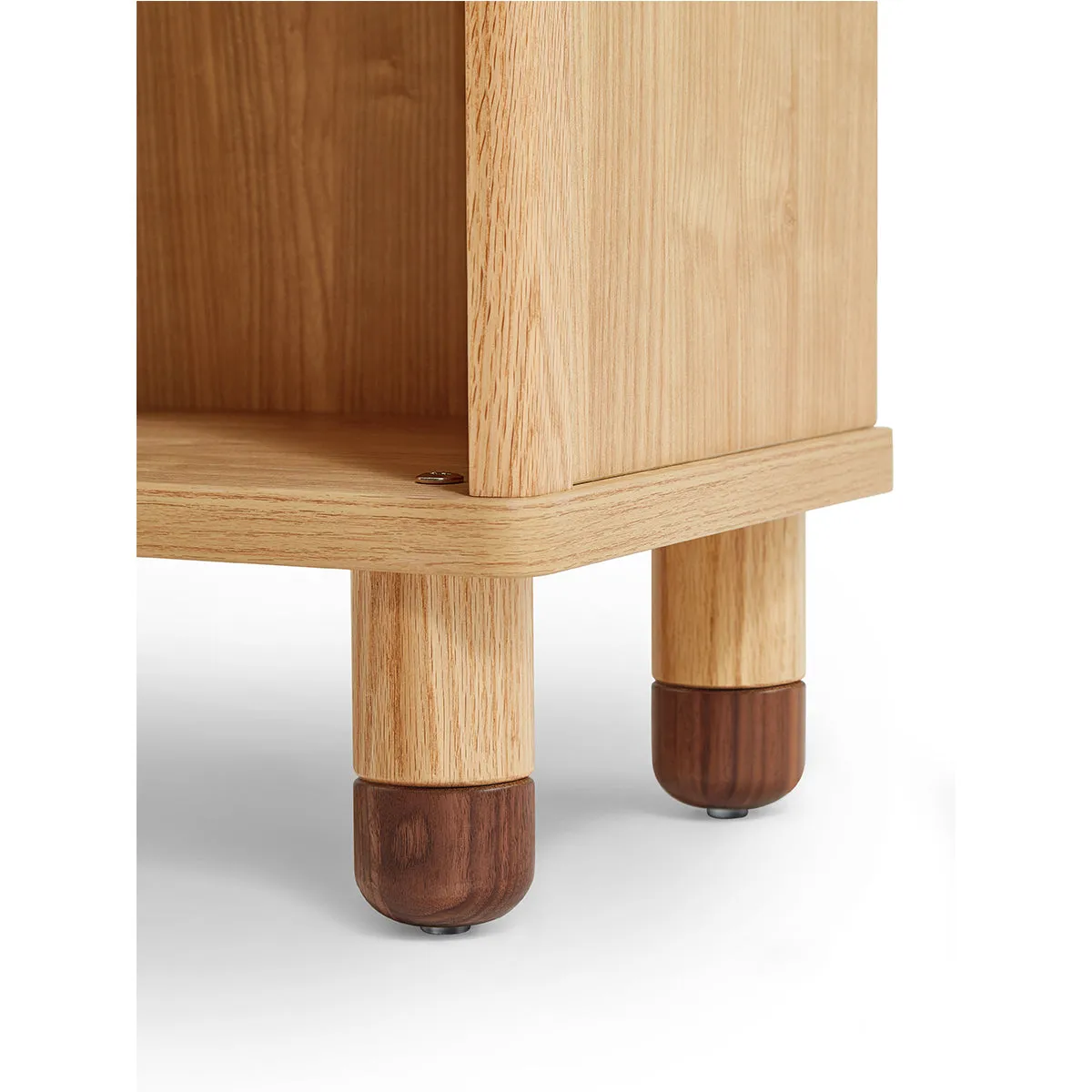 Dear Bear Kids Oak Storage Bookshelf