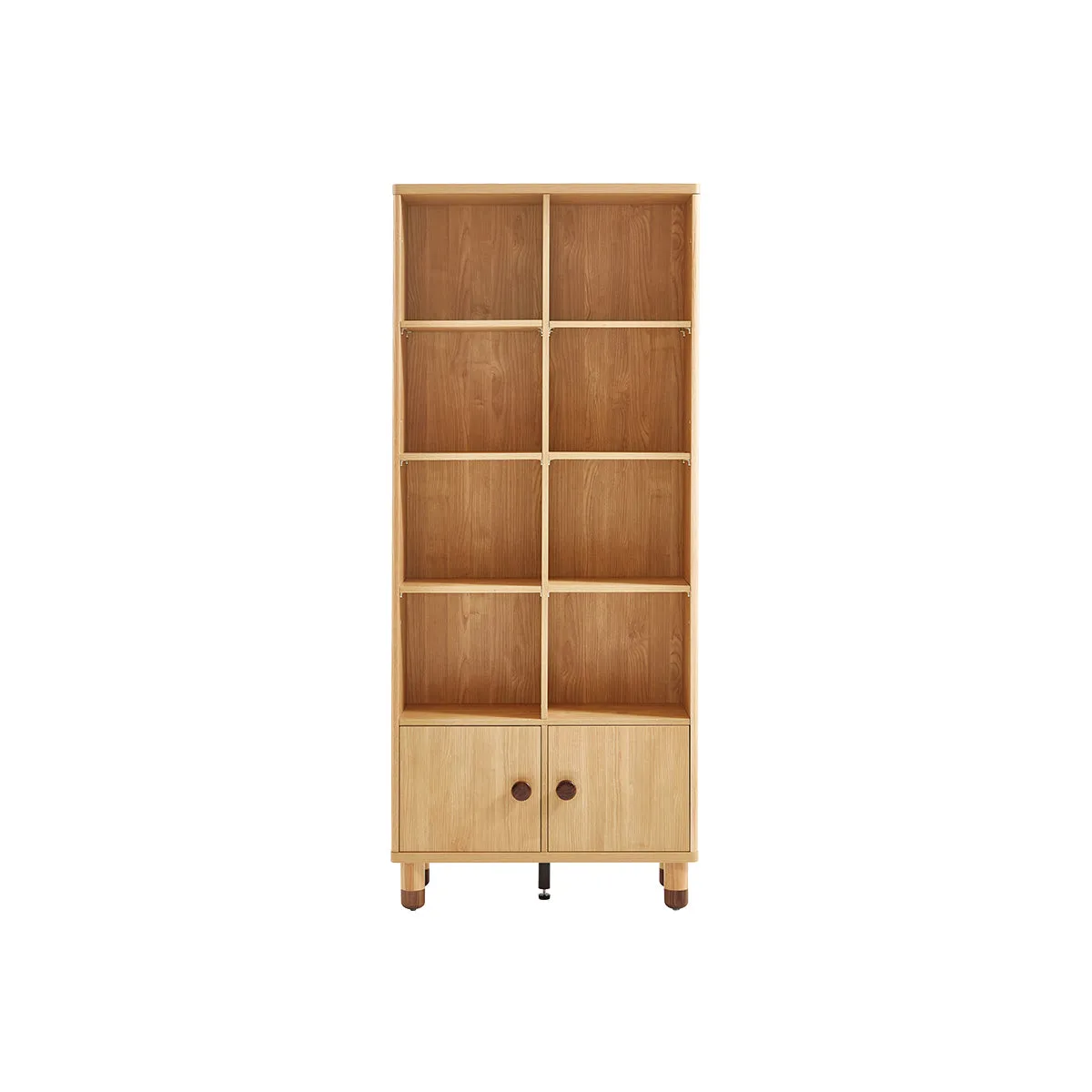 Dear Bear Kids Oak Storage Bookshelf