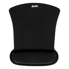 Ergoprene Gel Mouse Pad with Wrist Rest - Black