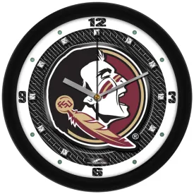 Florida State Wall Clock - Carbon Fiber Textured