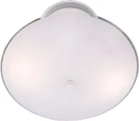 Flush Mount Ceiling Fixture White 11.5 In