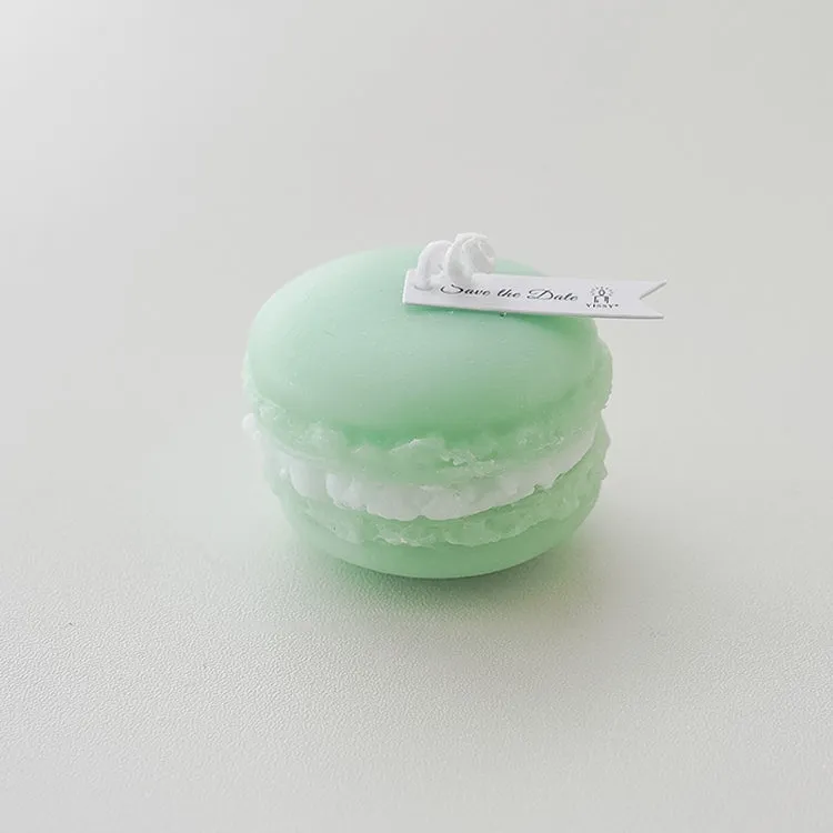 Food Scented Candle | Green Macaron