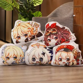 Genshin Impact Character Style Plush Pillows