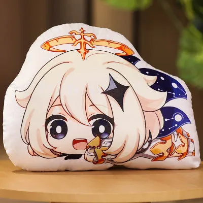 Genshin Impact Character Style Plush Pillows