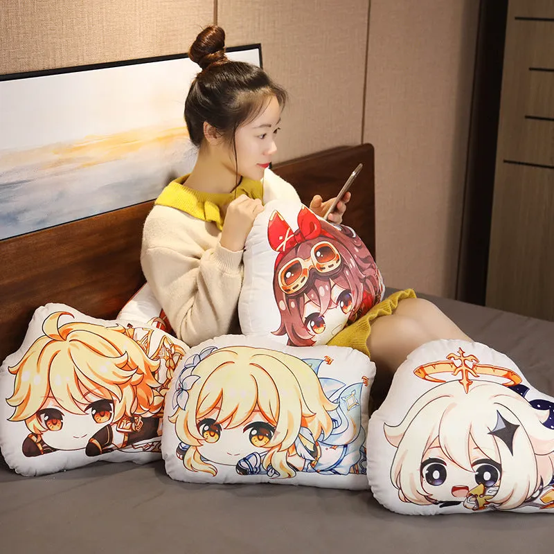 Genshin Impact Character Style Plush Pillows