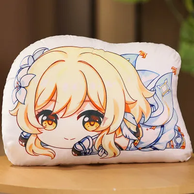 Genshin Impact Character Style Plush Pillows