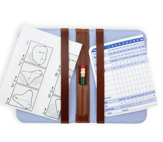 Gopher Golf Needlepoint Golf Scorecard Holder