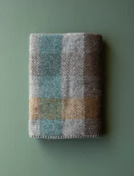 Gotland Baby Wool Throw // Multi Turquoise