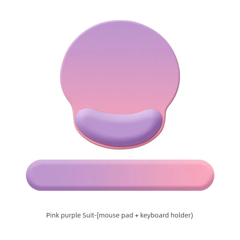 Gradient Silicone Fresh Air Palm Pillow Keyboard Support