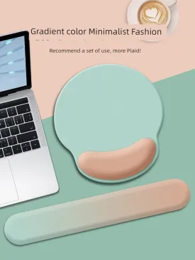 Gradient Silicone Fresh Air Palm Pillow Keyboard Support