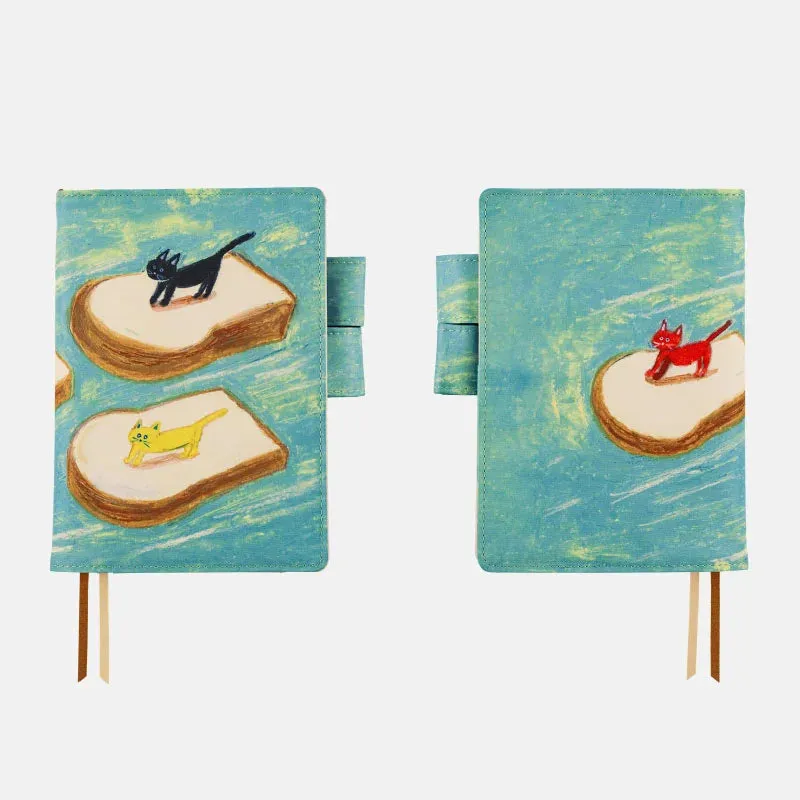 Hobonichi 2025 A6 Planner Cover [Keiko Shibata: Bread floating in the wind]