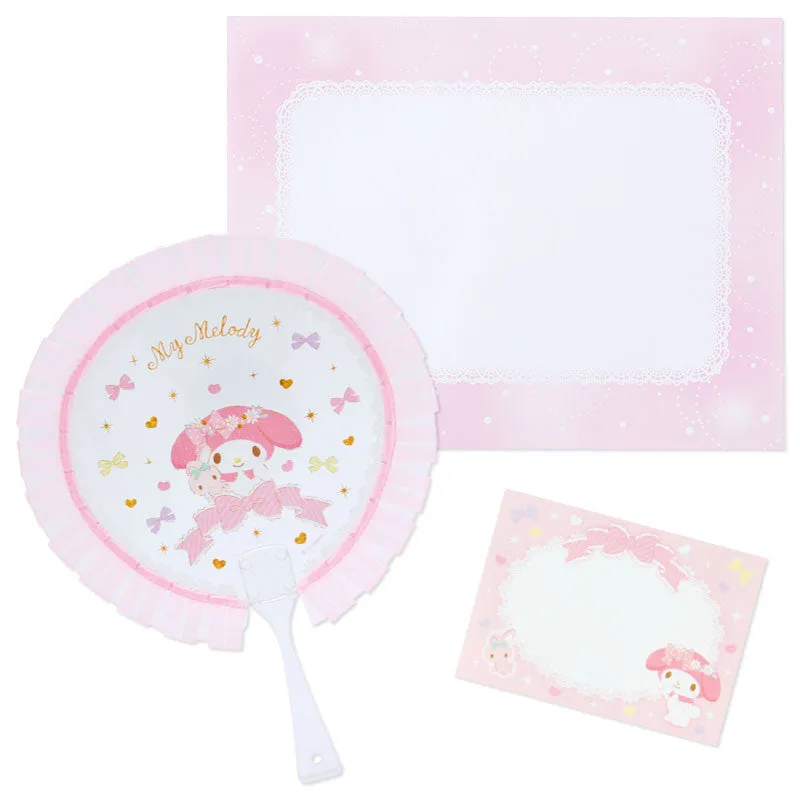 Kuromi My Melody Cinnamoroll Card in Fan Shape (2022)