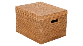 La Jolla Rectangular Rattan Storage Box