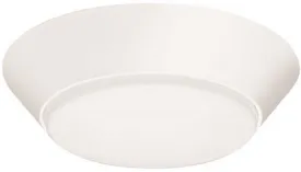 Lithonia Lighting Versi Lite 9-Watt Textured White Integrated LED Flush Mount