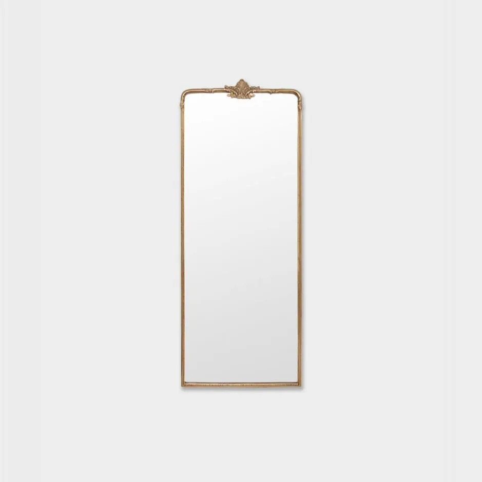 Lorraine Antique Brass Mirror 70X180cm