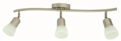 Monument Contemporary Canopy Ceiling Fixture Brushed Nickel 25 Inch  Uses (3) 60-Watt Incandescent Medium Base Lamps