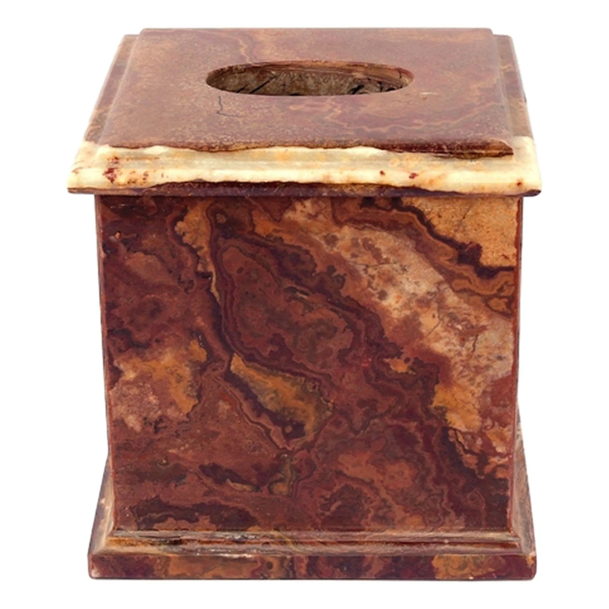 Multi Brown Onyx Facial Tissue Holders