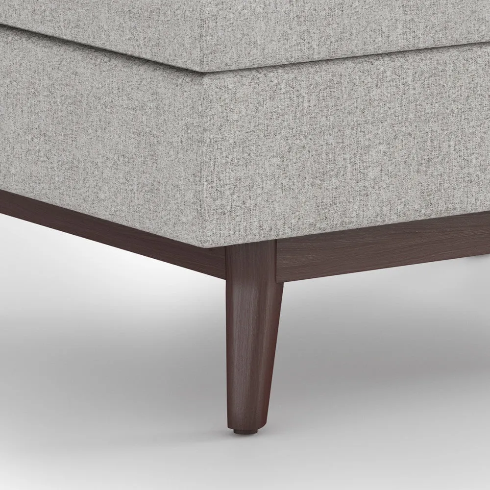 Owen Small Coffee Table Ottoman in Linen