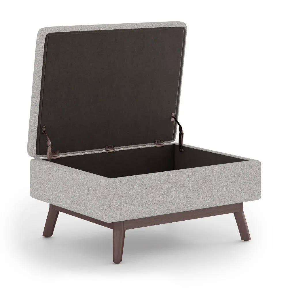 Owen Small Coffee Table Ottoman in Linen