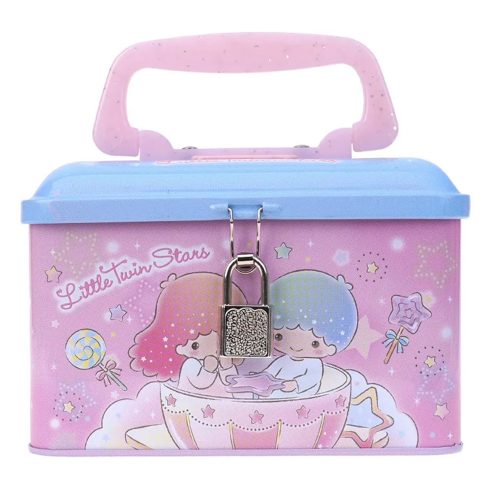 Sanrio Character Tin Cash Coin Bank with Handle