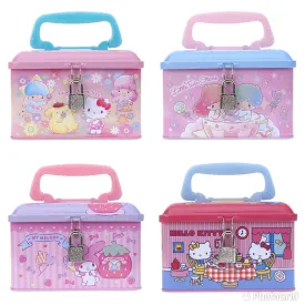 Sanrio Character Tin Cash Coin Bank with Handle