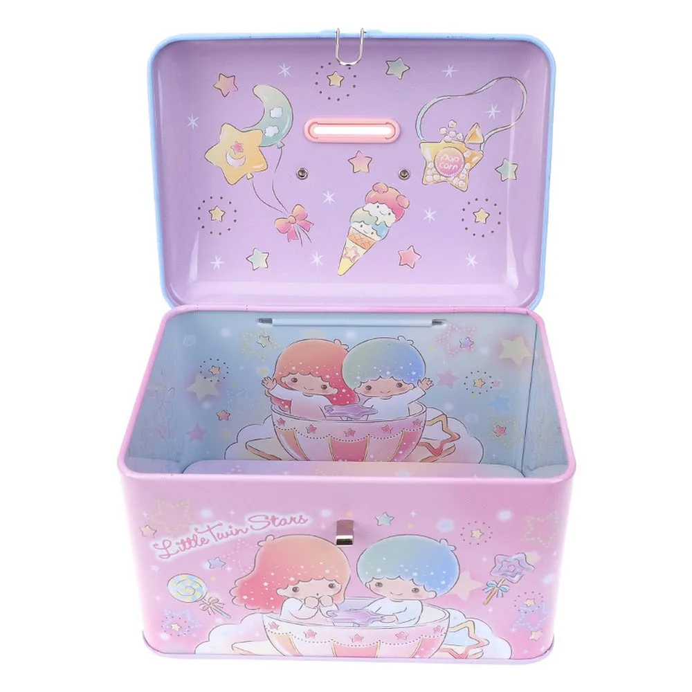 Sanrio Character Tin Cash Coin Bank with Handle