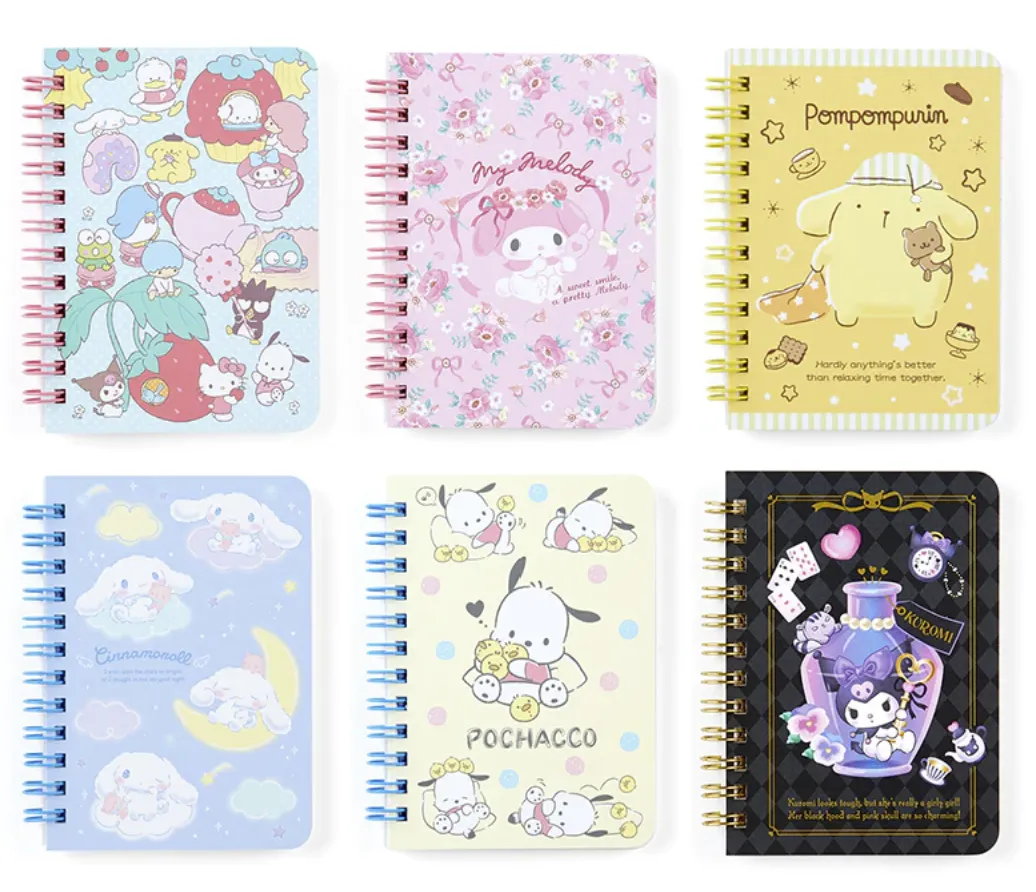 Sanrio Characters B7 Ring Notebook (Japan Exclusive)