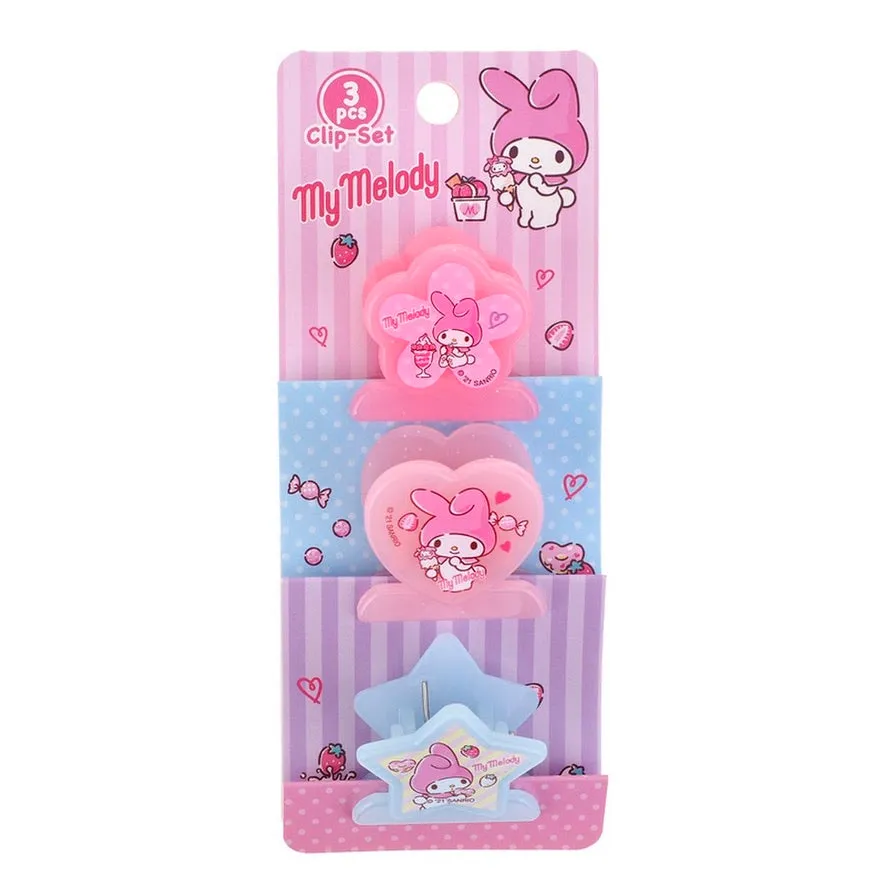 Sanrio Characters Clip Set (3pcs)