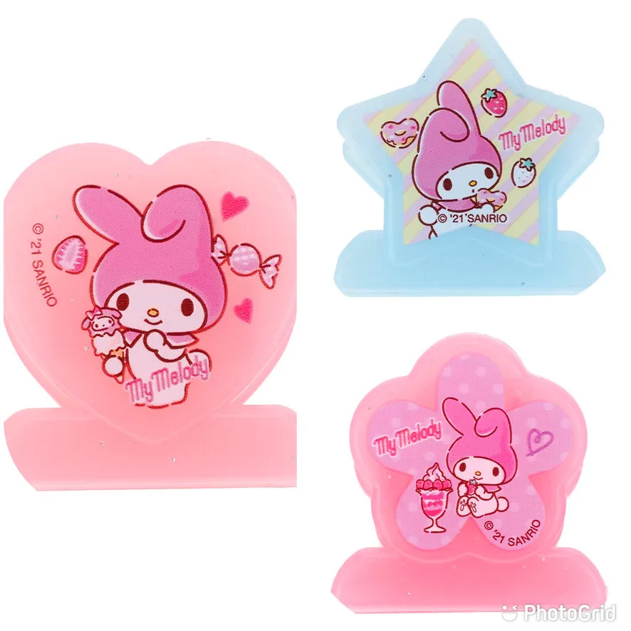 Sanrio Characters Clip Set (3pcs)