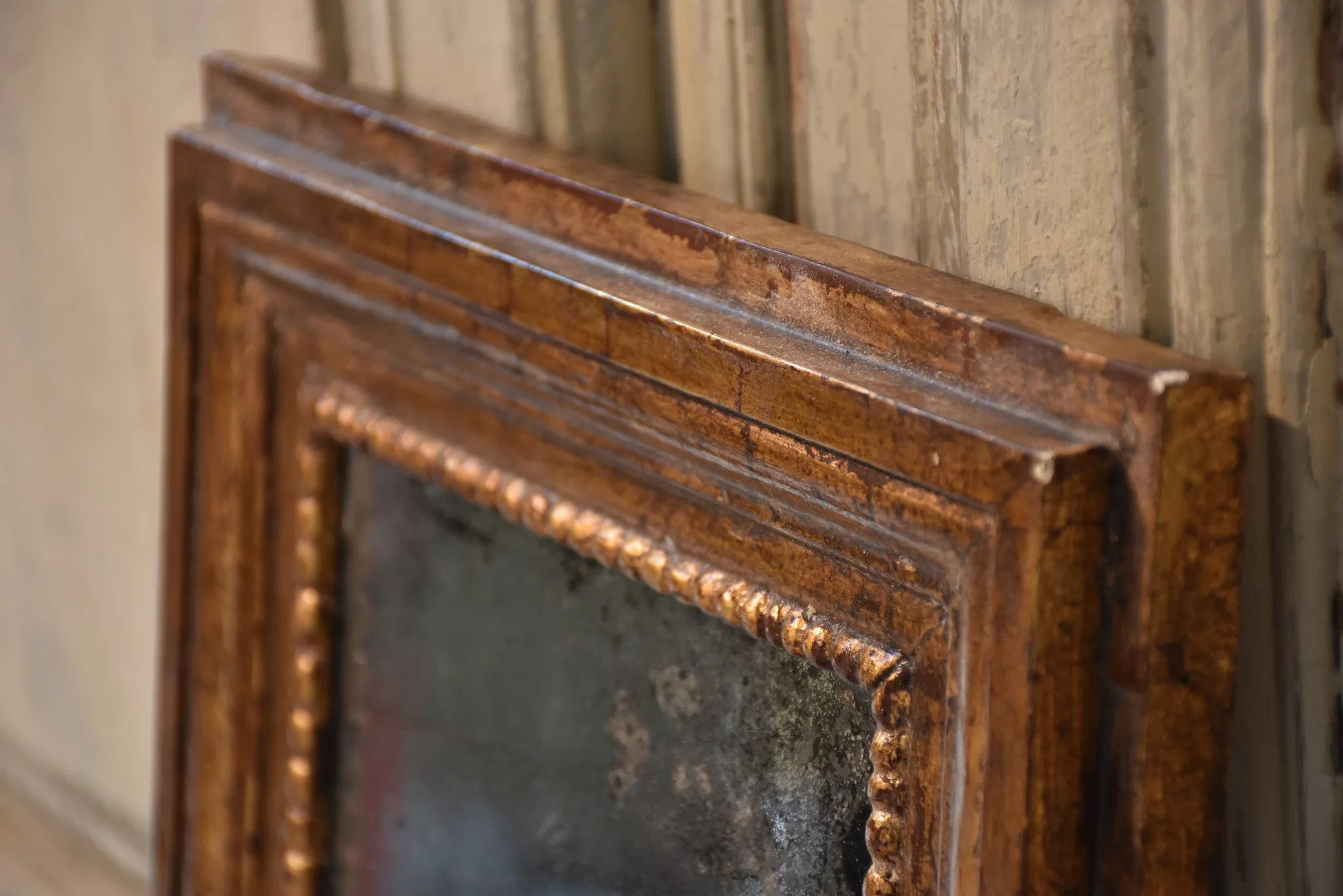 Small antique French mirror