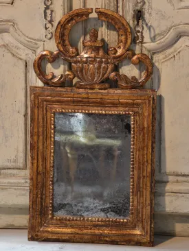 Small antique French mirror