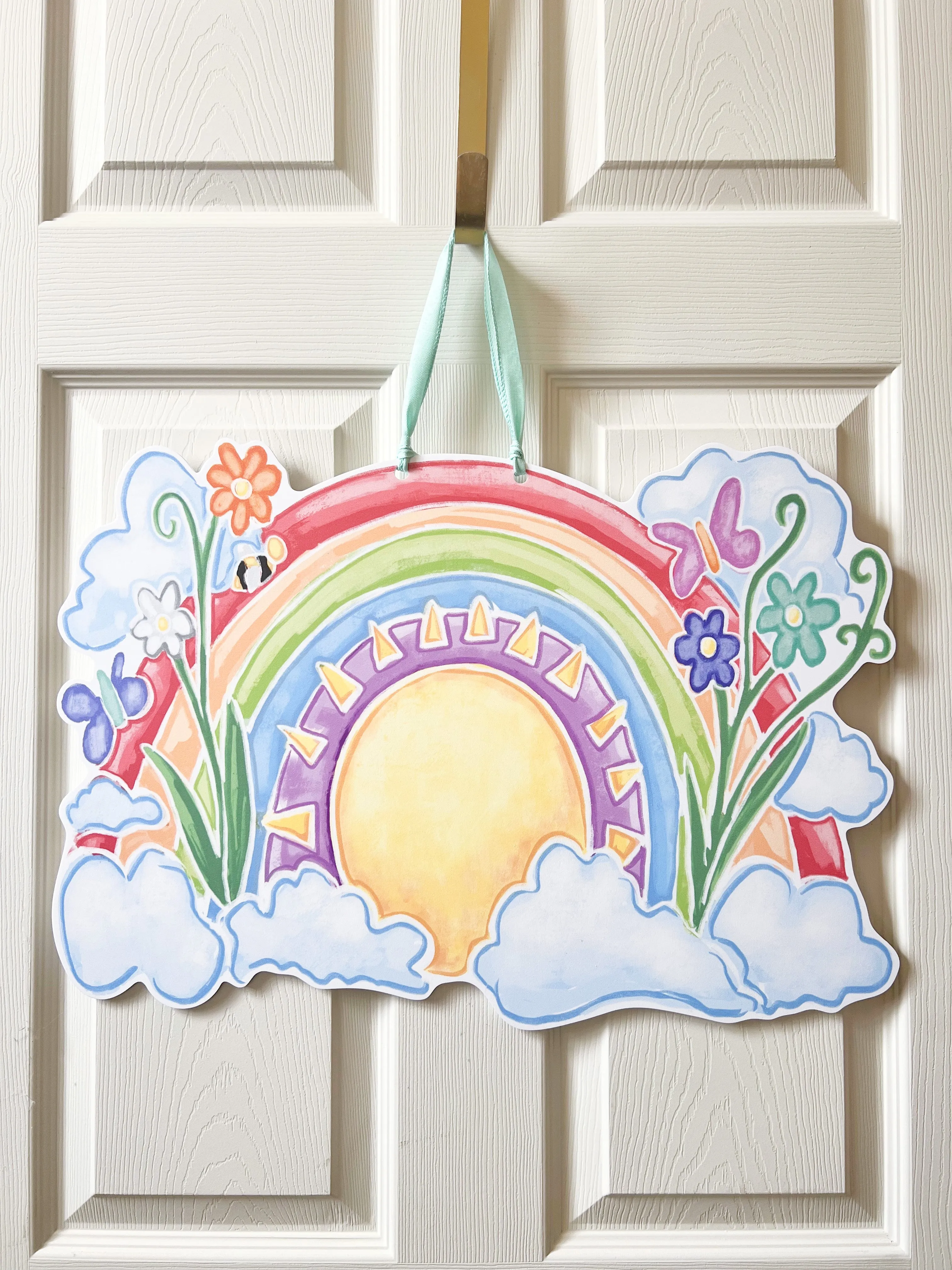 Sunshine & Rainbows Door Hanger